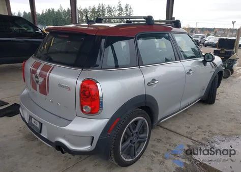 2016 Mini Countryman Cooper S z USA, uszkodzony, nr VIN WMWZC5C54GWU04569